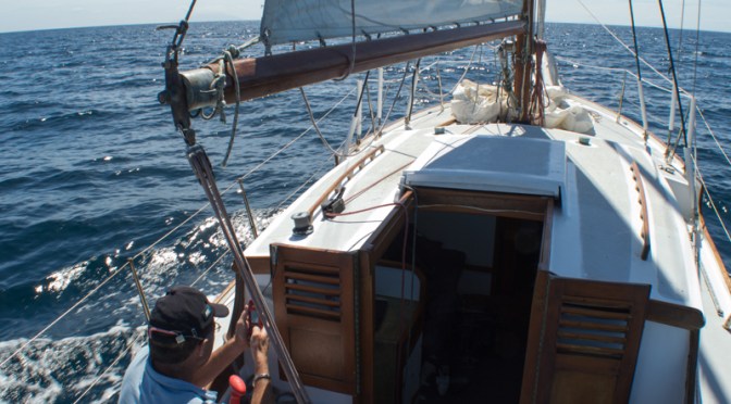 Sailing to Great Barrier Island 3